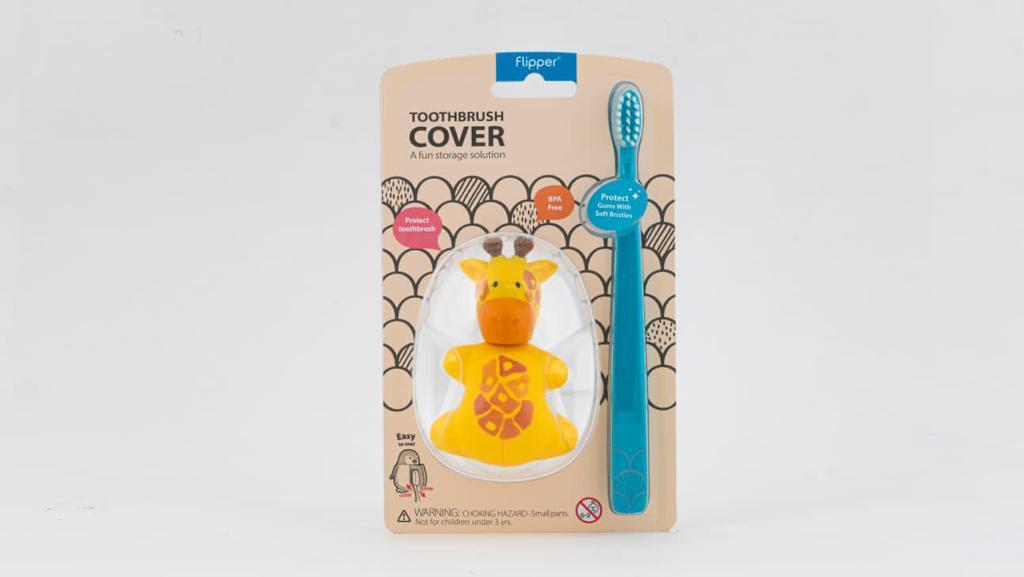 Couvercle brosse à dent combo - Girafe