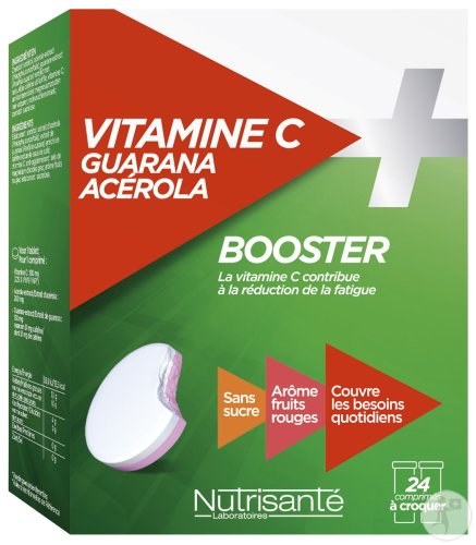 Nutrisanté Booster Vitamine C + Guarana + Acérola